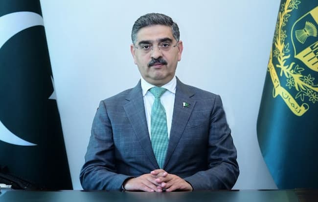 Anwaar-ul-Haq Kakar took oath of office as the caretaker Prime Minister of Pakistan on 14 August 2023 Source: radio.gov.pk